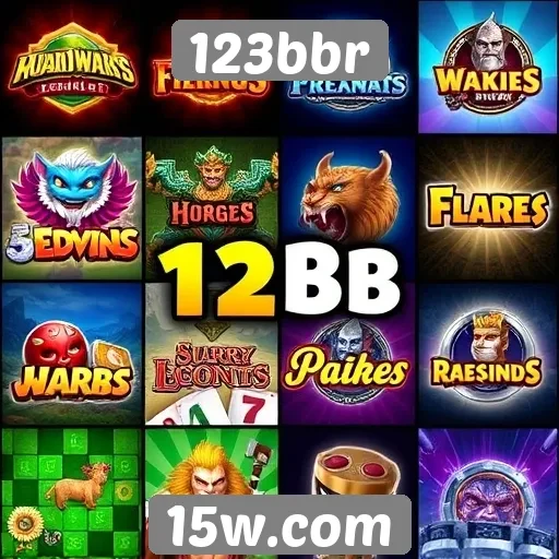 Comparativo de jogos populares no 123bbr